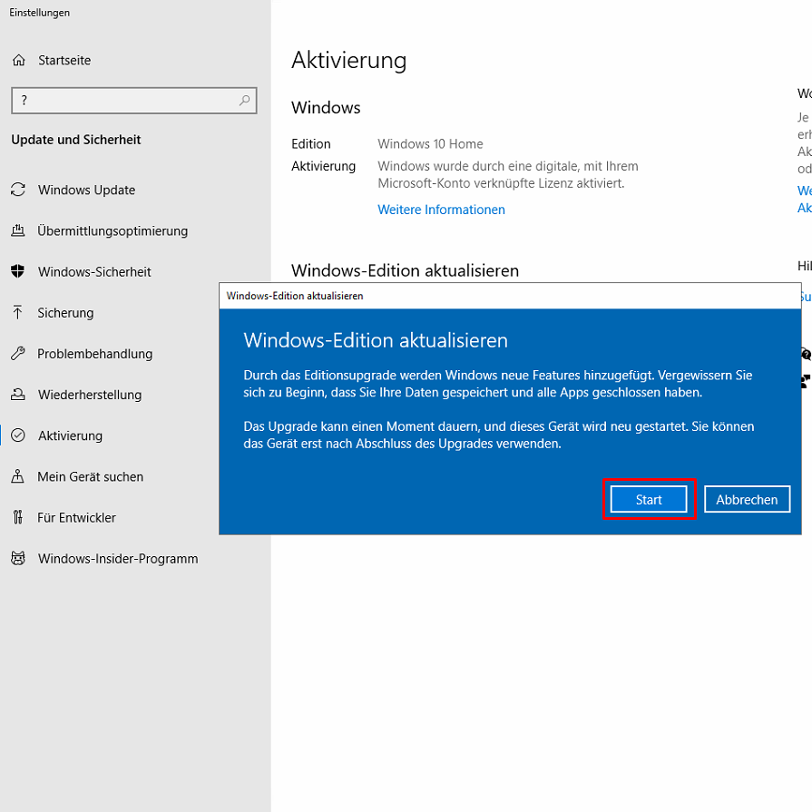 Windows 10 Home Upgrade Auf Windows 10 Pro It Nerd24 8319